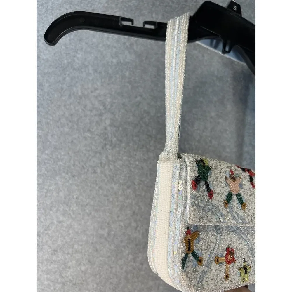 Anthropologie The Fiona Beaded Bag: Winter Icon Edition